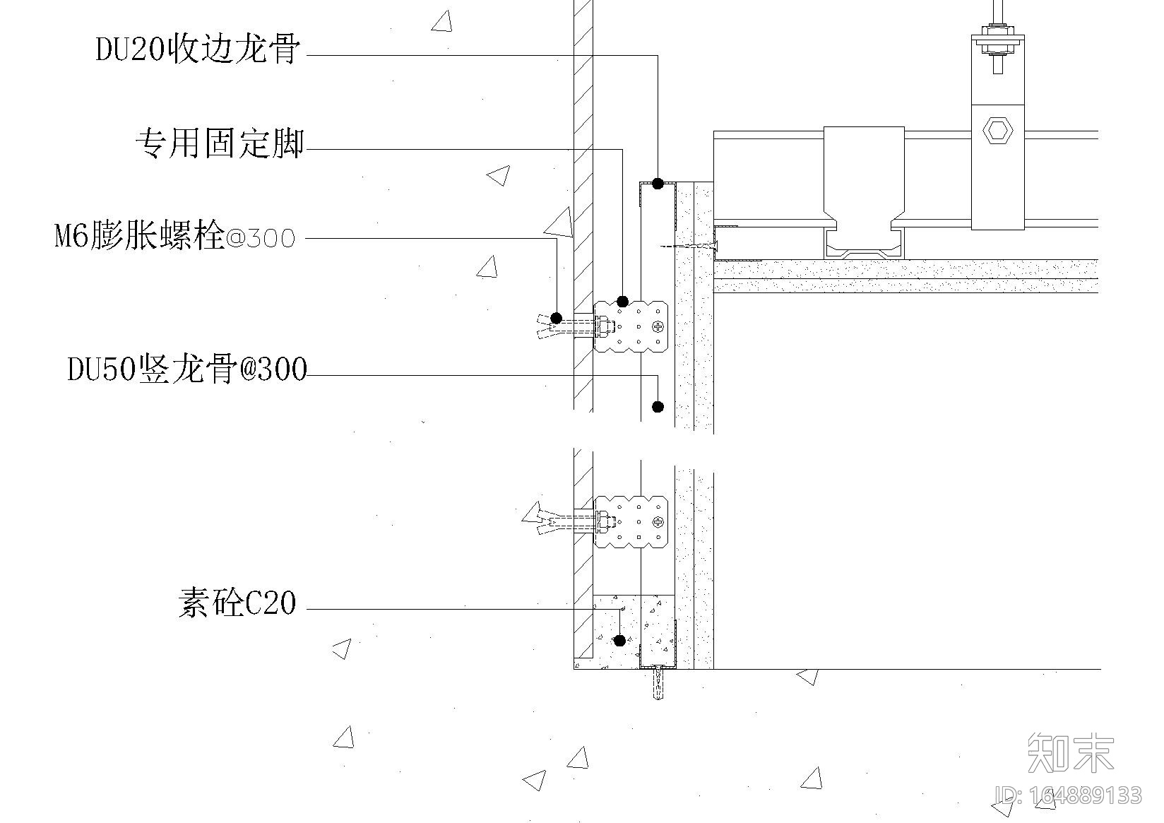 88个室内常用节点（收口，石材，吊顶等）cad施工图下载【ID:164889133】