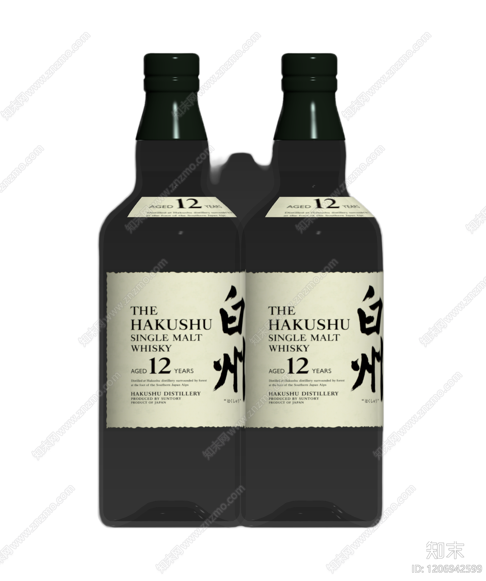 威士忌酒瓶模型3D模型下载【ID:1206942599】