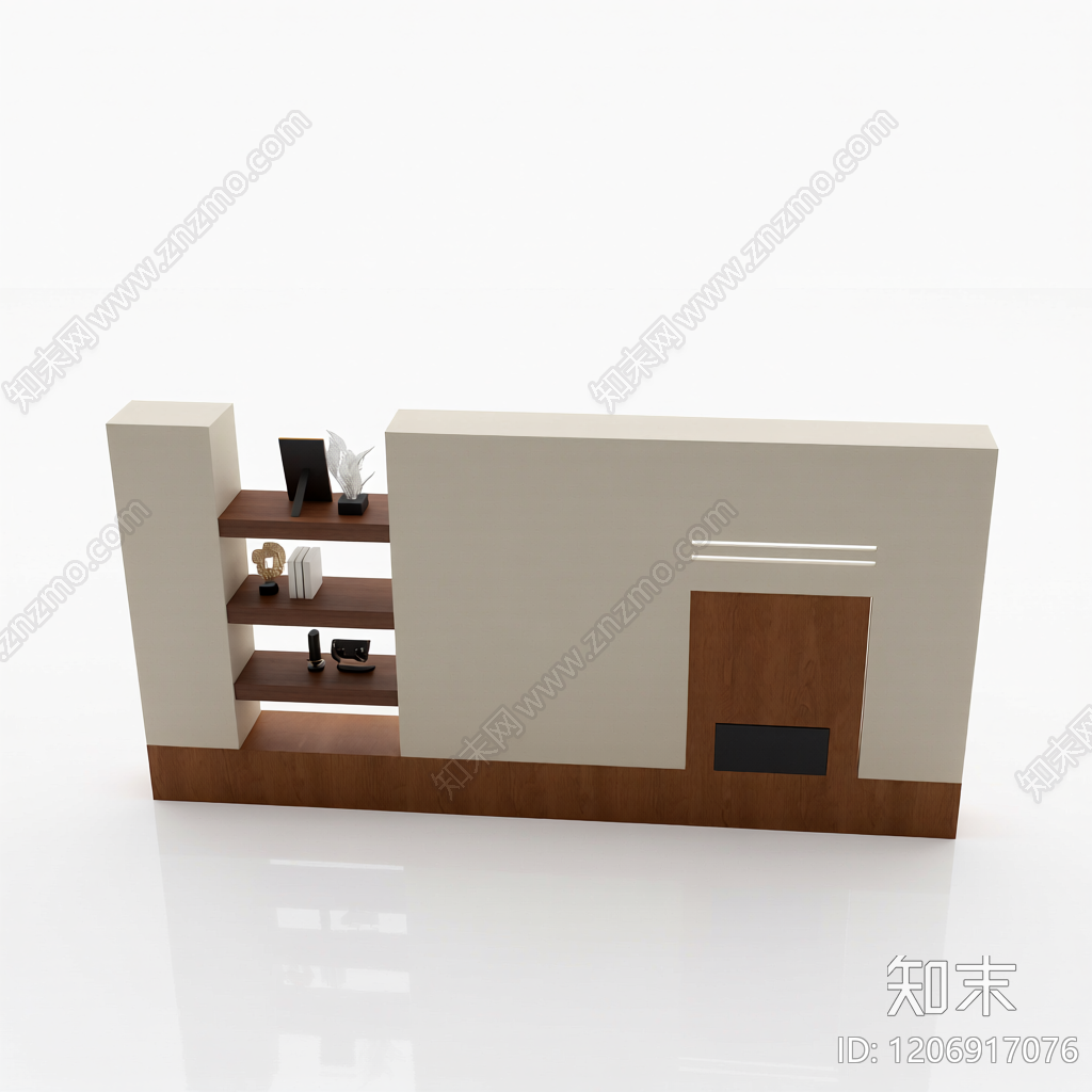 电视墙组合柜3D模型下载【ID:1206917076】