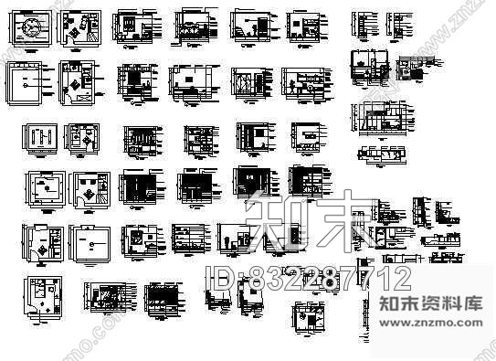 图块/节点儿童卧室立面图cad施工图下载【ID:832287712】