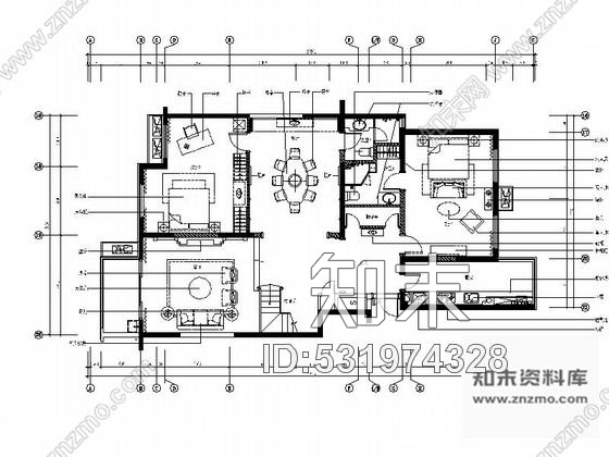 施工图陕西意式风格三层别墅样板间室内装修图含实景cad施工图下载【ID:531974328】