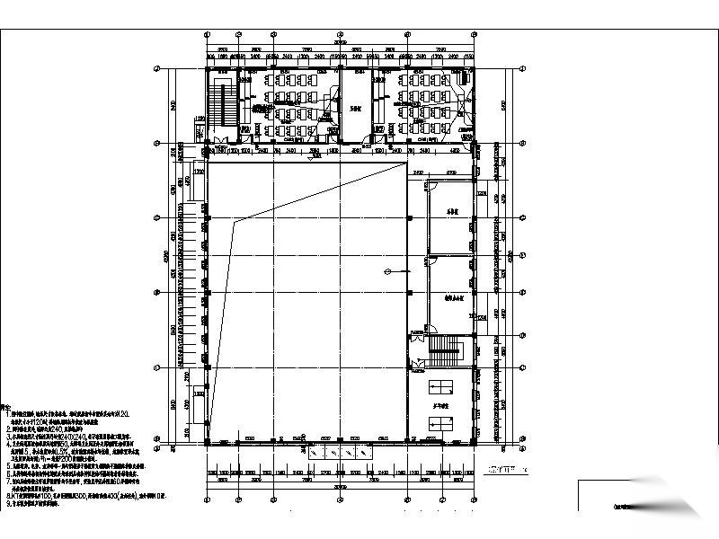 [浙江]大学现代风格体艺馆施工图施工图下载【ID:164866155】