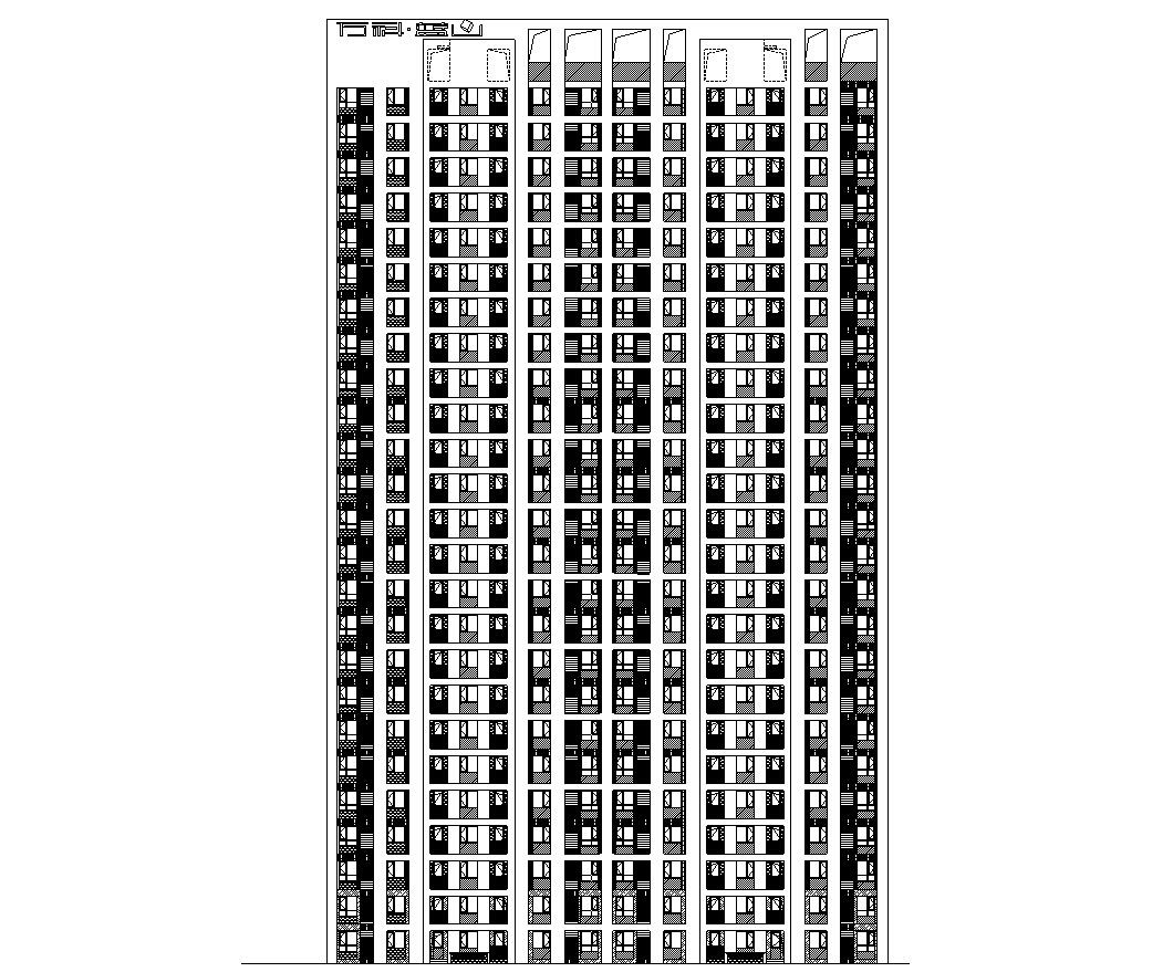 [吉林]沈阳大榆树欧陆风格居住区建筑施工图（CAD）施工图下载【ID:149544112】