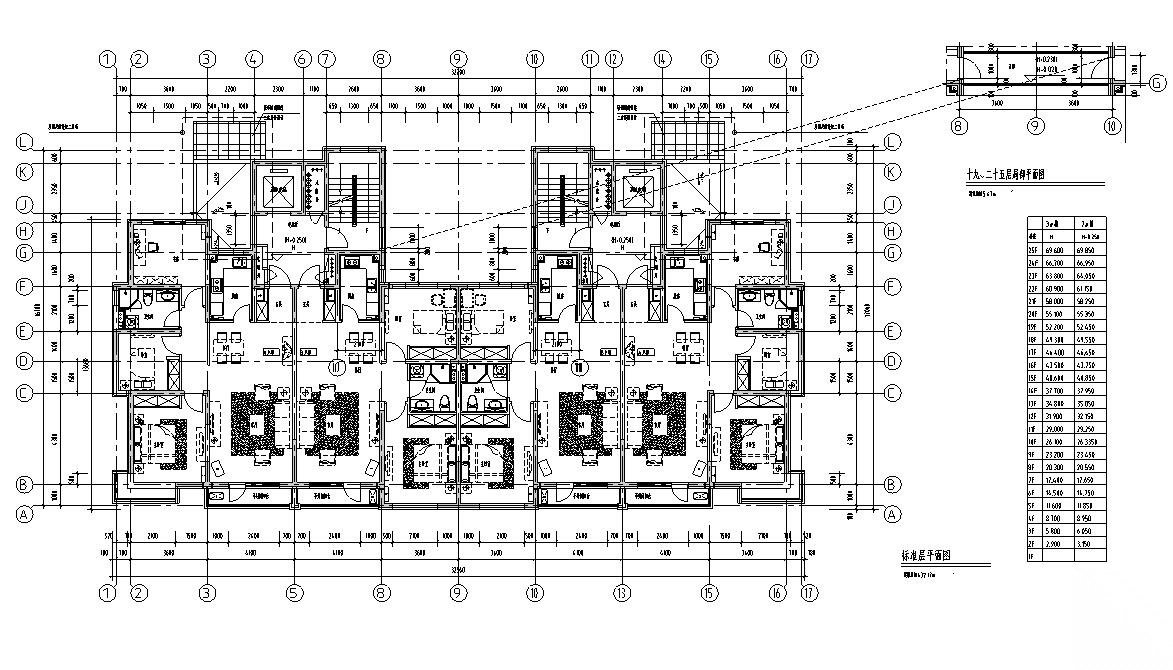 [吉林]沈阳大榆树欧陆风格居住区建筑施工图（CAD）施工图下载【ID:149544112】