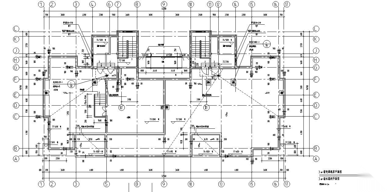 [吉林]沈阳大榆树欧陆风格居住区建筑施工图（CAD）施工图下载【ID:149544112】