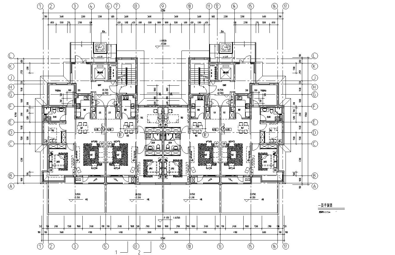 [吉林]沈阳大榆树欧陆风格居住区建筑施工图（CAD）施工图下载【ID:149544112】