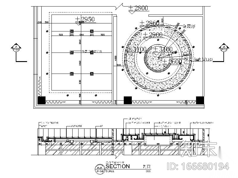 [江苏]某街道办公楼改造工程室内装修图cad施工图下载【ID:166680194】