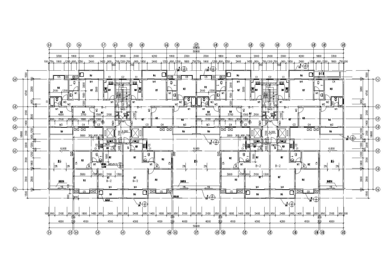 某底商高层住宅建筑施工图（带效果图）施工图下载【ID:149537102】