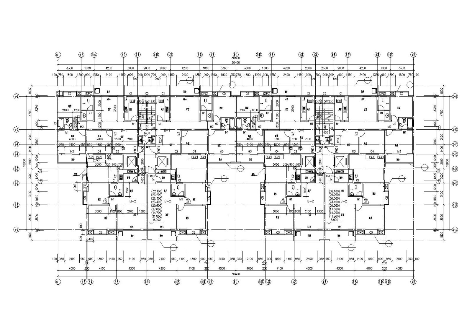 某底商高层住宅建筑施工图（带效果图）施工图下载【ID:149537102】