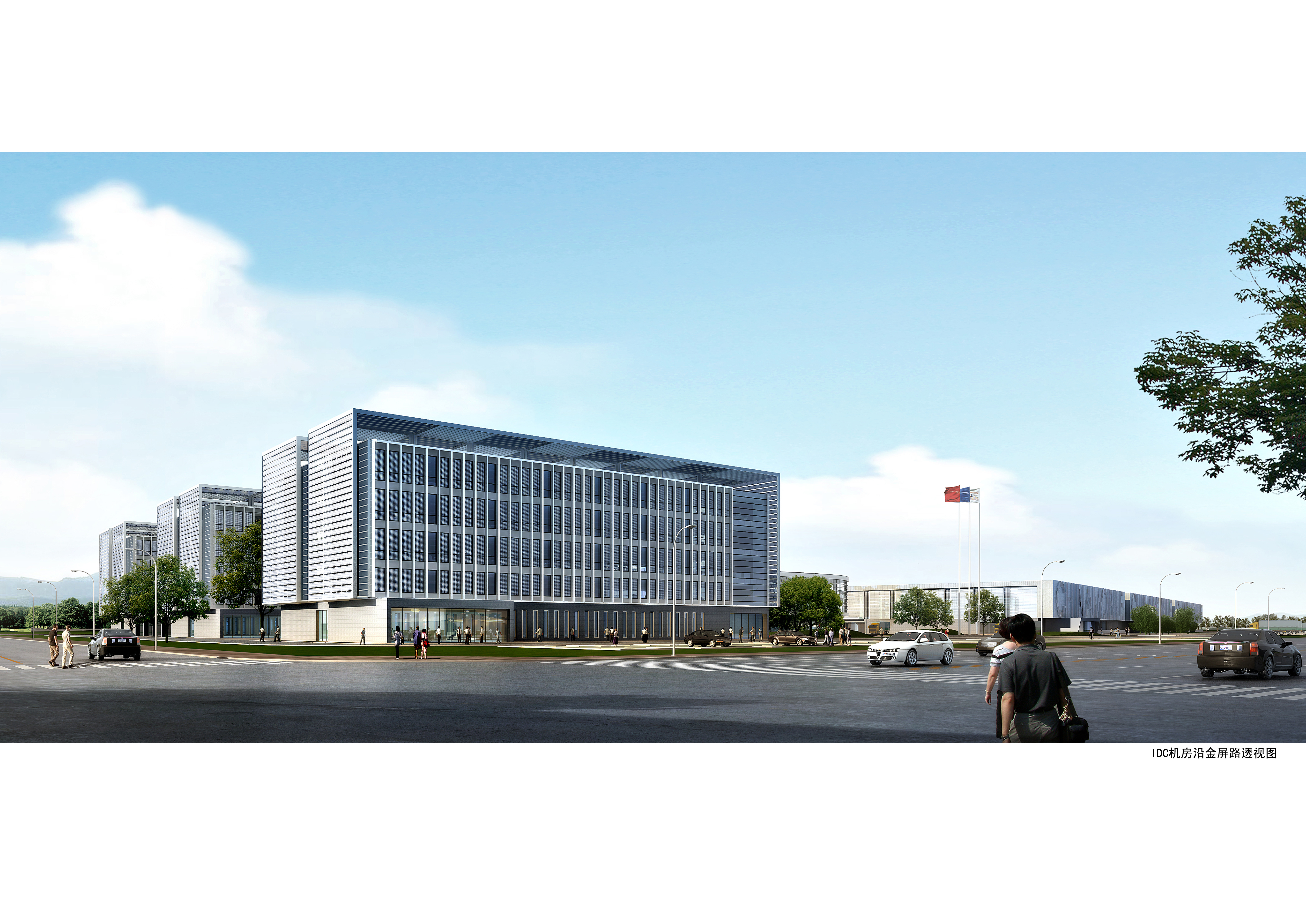 中国移动华东物流中心规划设计cad施工图下载【ID:165418108】
