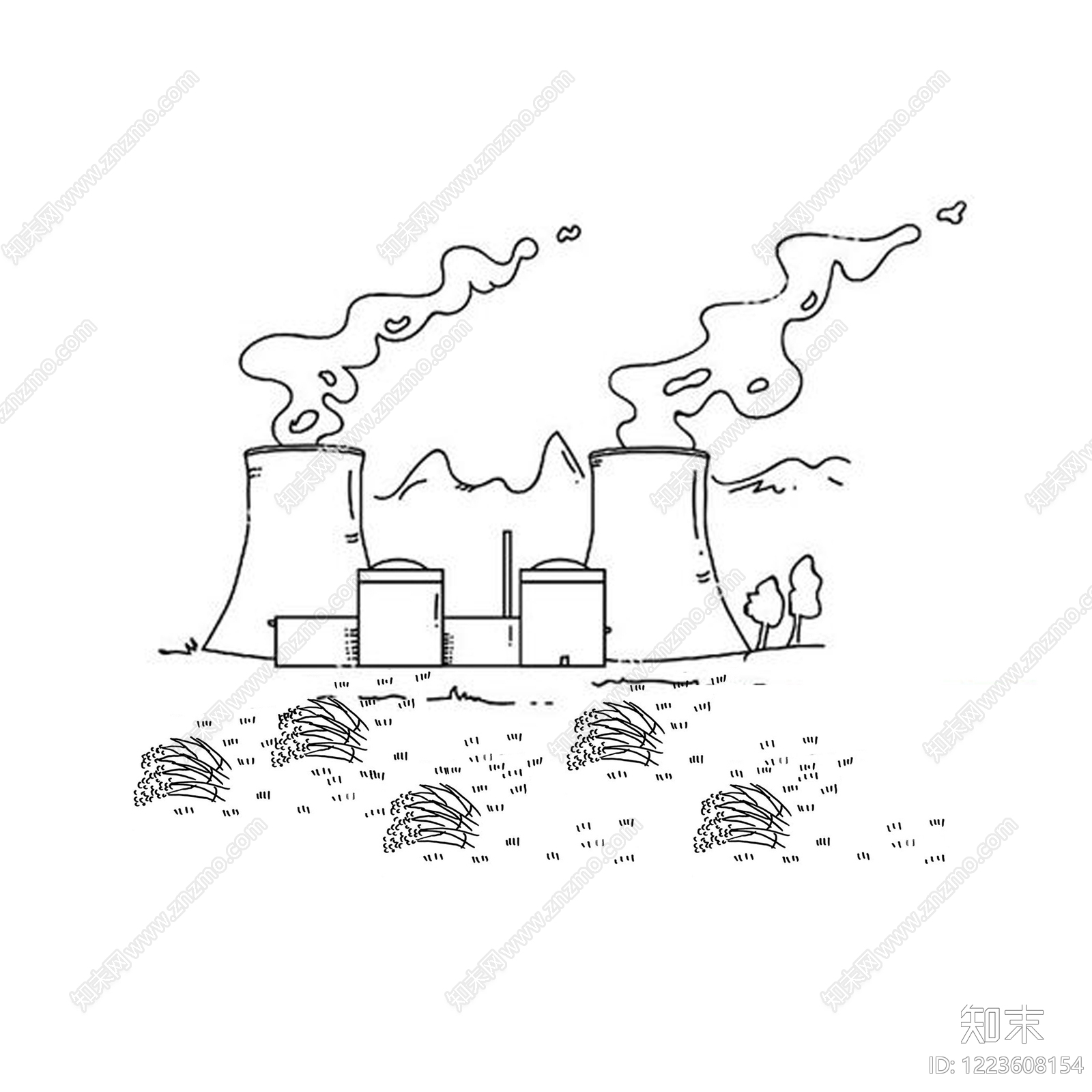 黑白挂画贴图下载【ID:1223608154】