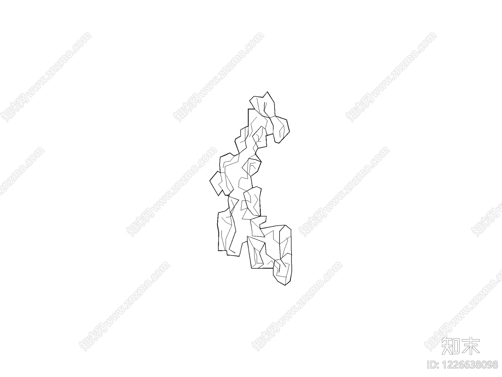 雕塑装饰构件CAD图纸
