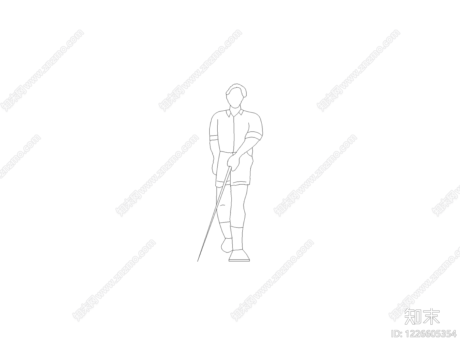 人物cad施工图下载【ID:1226605354】