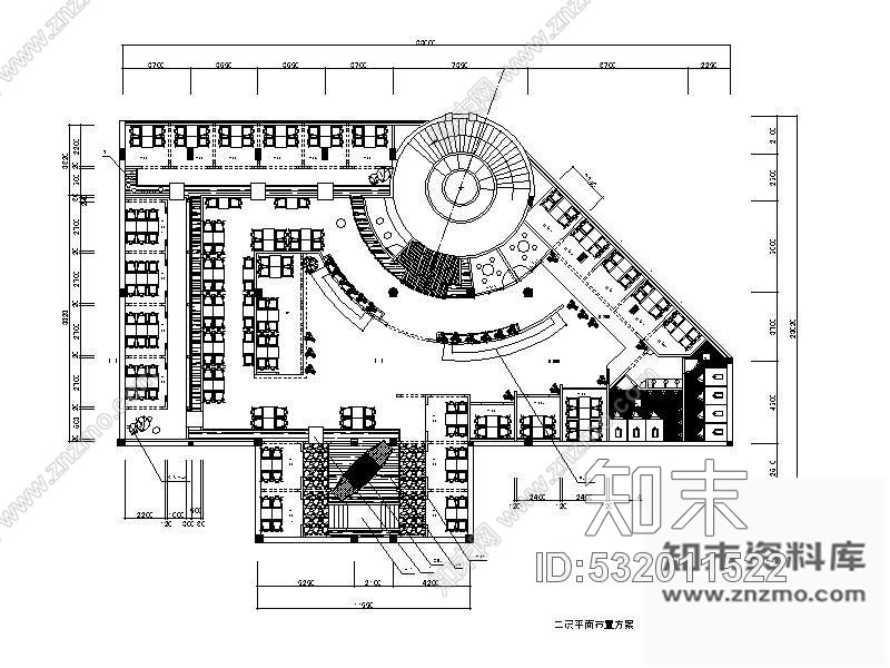 施工图某中式风格茶楼装修图(含实景)cad施工图下载【ID:532011522】