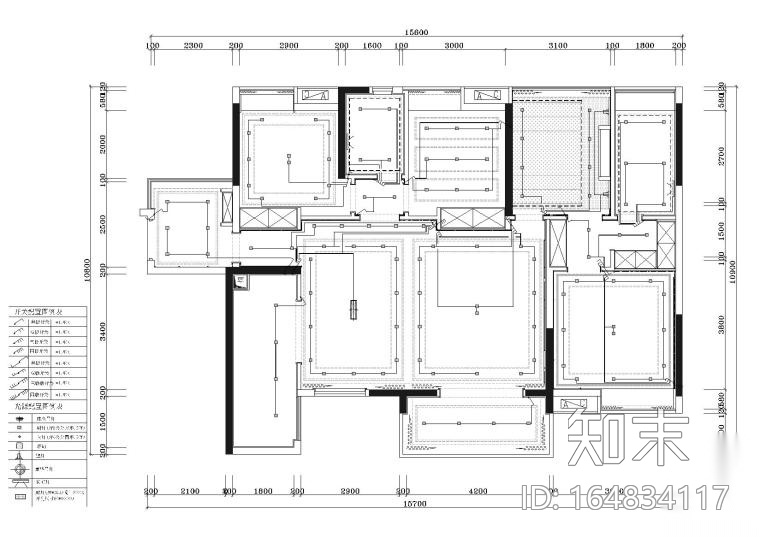 10套实用户型住宅别墅施工图资料cad施工图下载【ID:164834114】