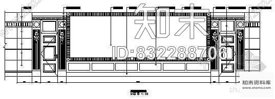 图块/节点大堂空间装修图cad施工图下载【ID:832288706】