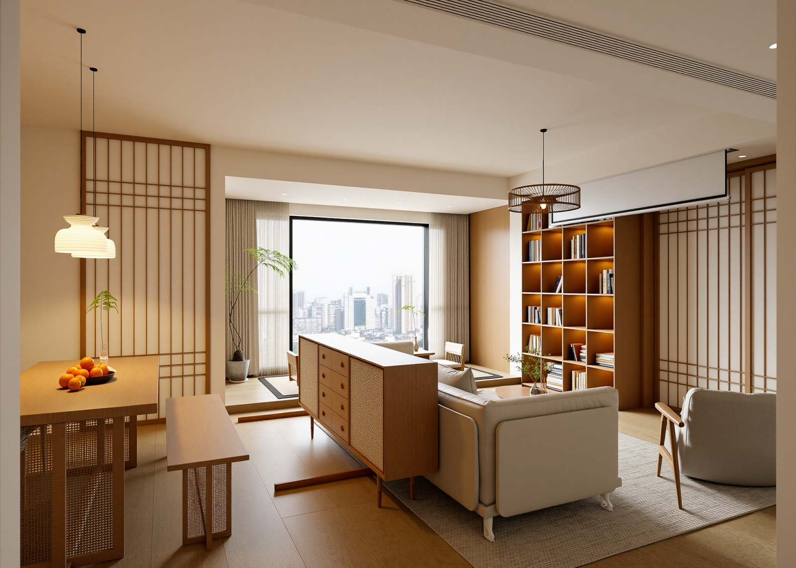 日式宋式客厅3D模型下载【ID:1214722123】