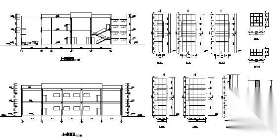 某学校餐厅建筑设计施工图cad施工图下载【ID:164865143】