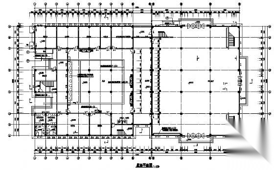 某学校餐厅建筑设计施工图cad施工图下载【ID:164865143】