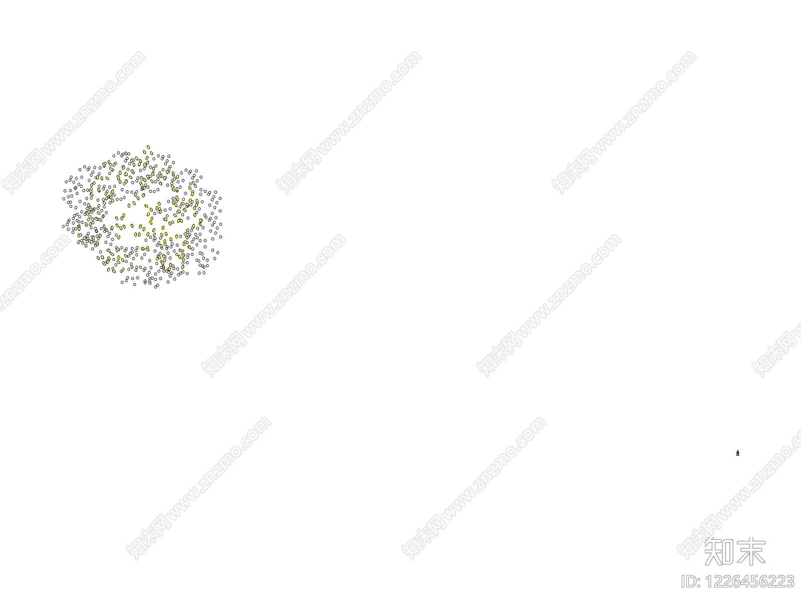 灌木种植CAD图纸