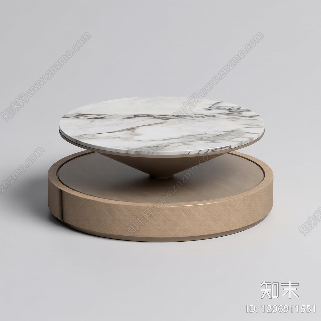 大理石台面茶几3D模型下载【ID:1206911551】