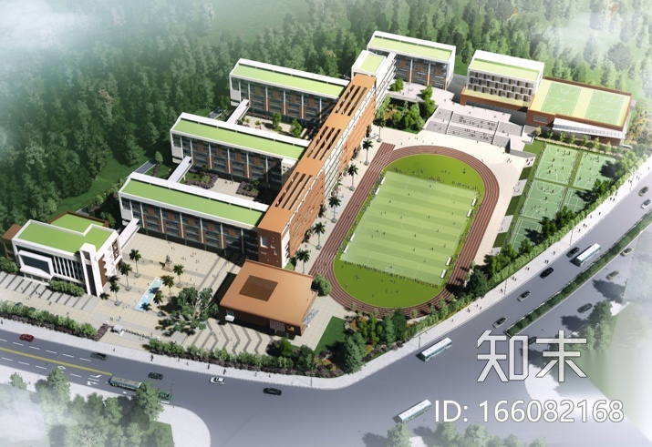 [广东]光明新区李松蓢学校扩建工程设计方案文本施工图下载【ID:166082168】