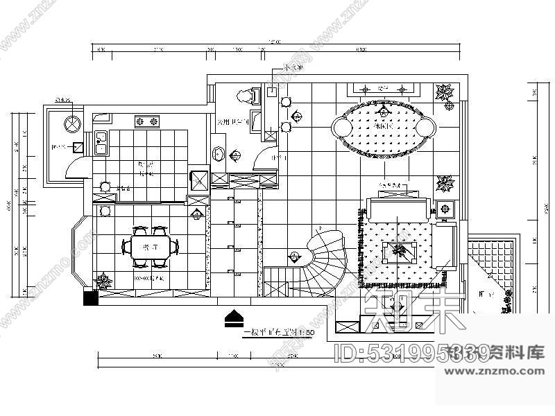 施工图三层别墅空间设计图cad施工图下载【ID:531995339】