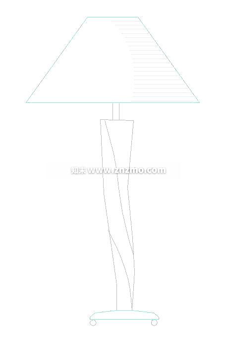 台灯cad施工图下载【ID:178694155】