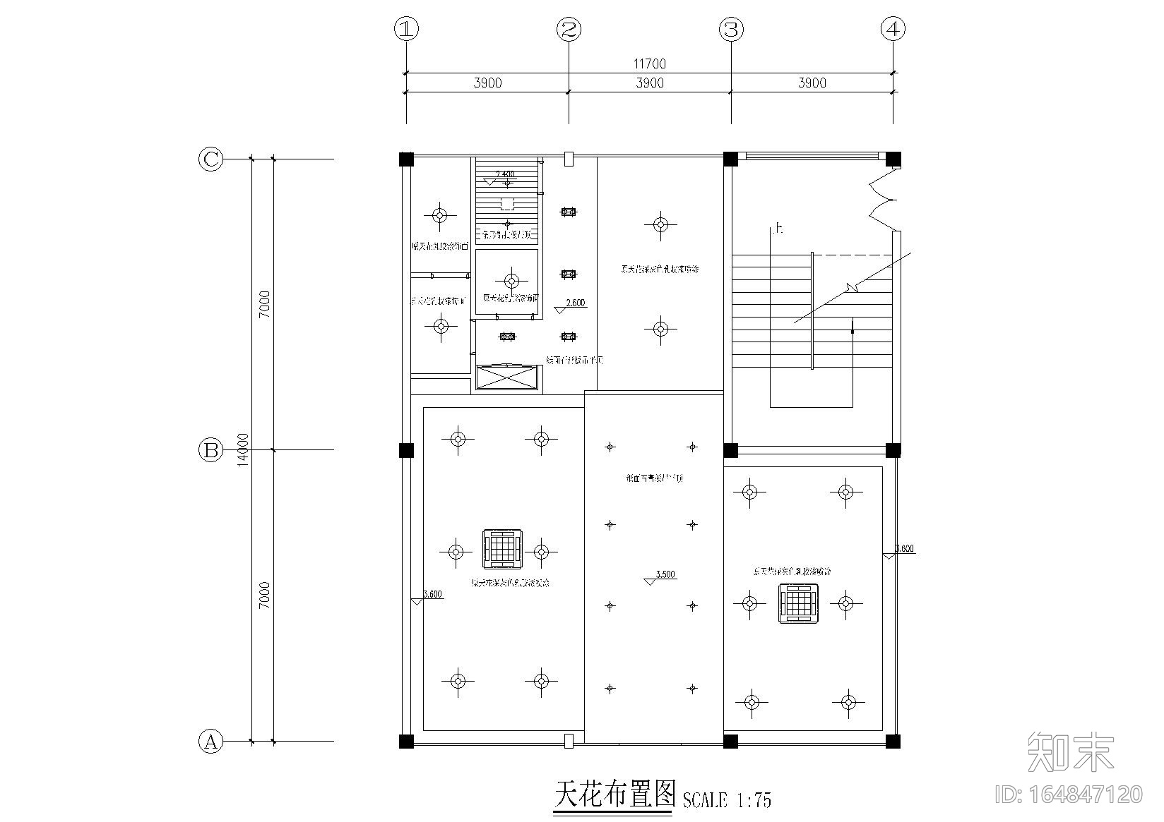 [江苏]常州VK发型威肯美发沙龙室内施工图cad施工图下载【ID:164847120】