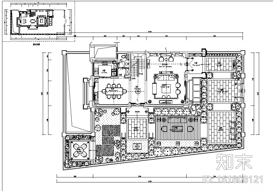 [佛山]现代新中式三层别墅样板间施工图(含实景图)cad施工图下载【ID:161808121】