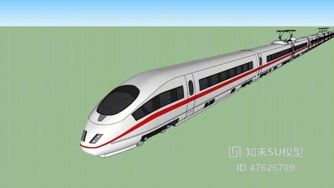 火车SU模型下载【ID:47626709】