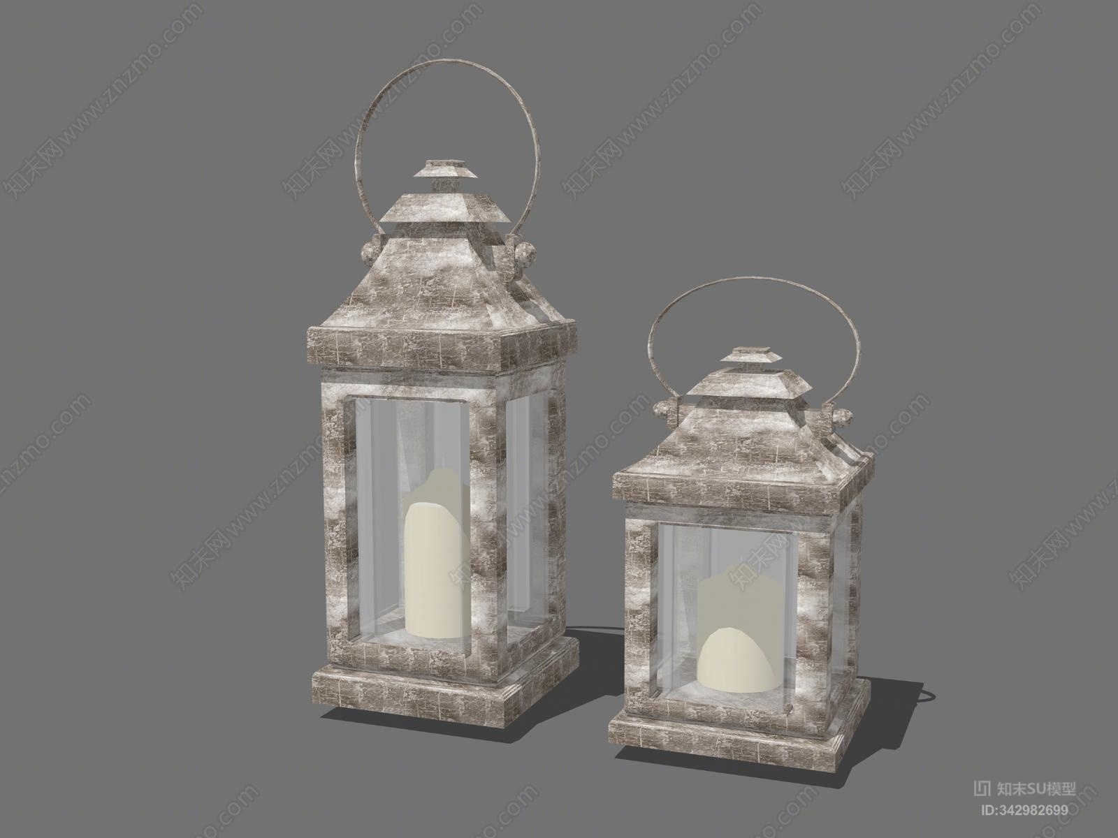 户外马灯SU模型下载【ID:342982699】