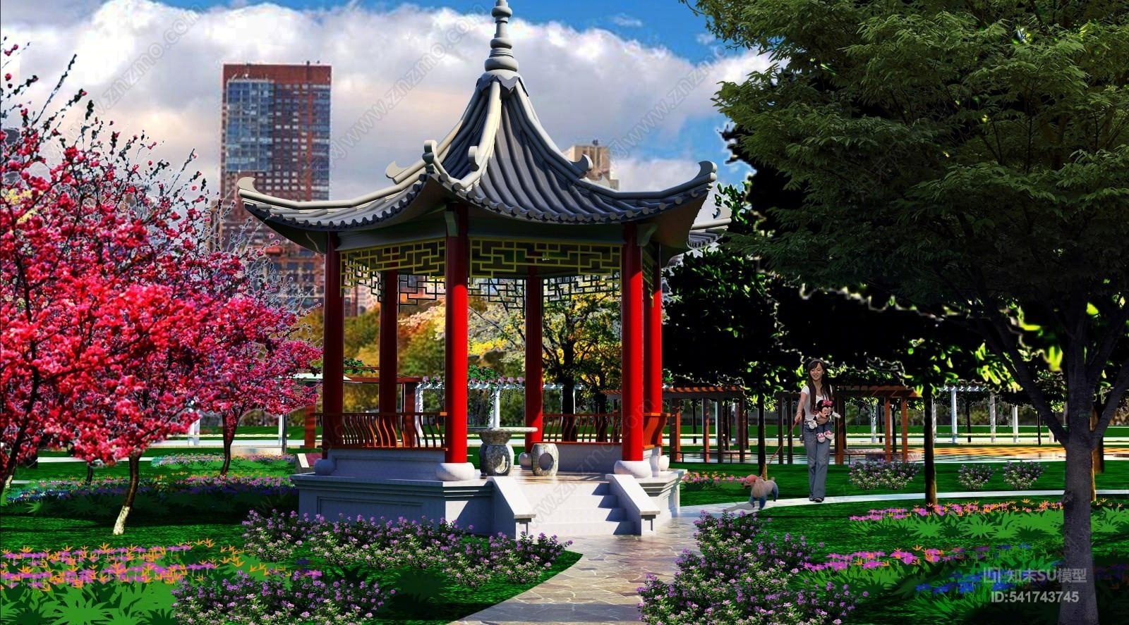 体育中心SU模型下载【ID:541743745】