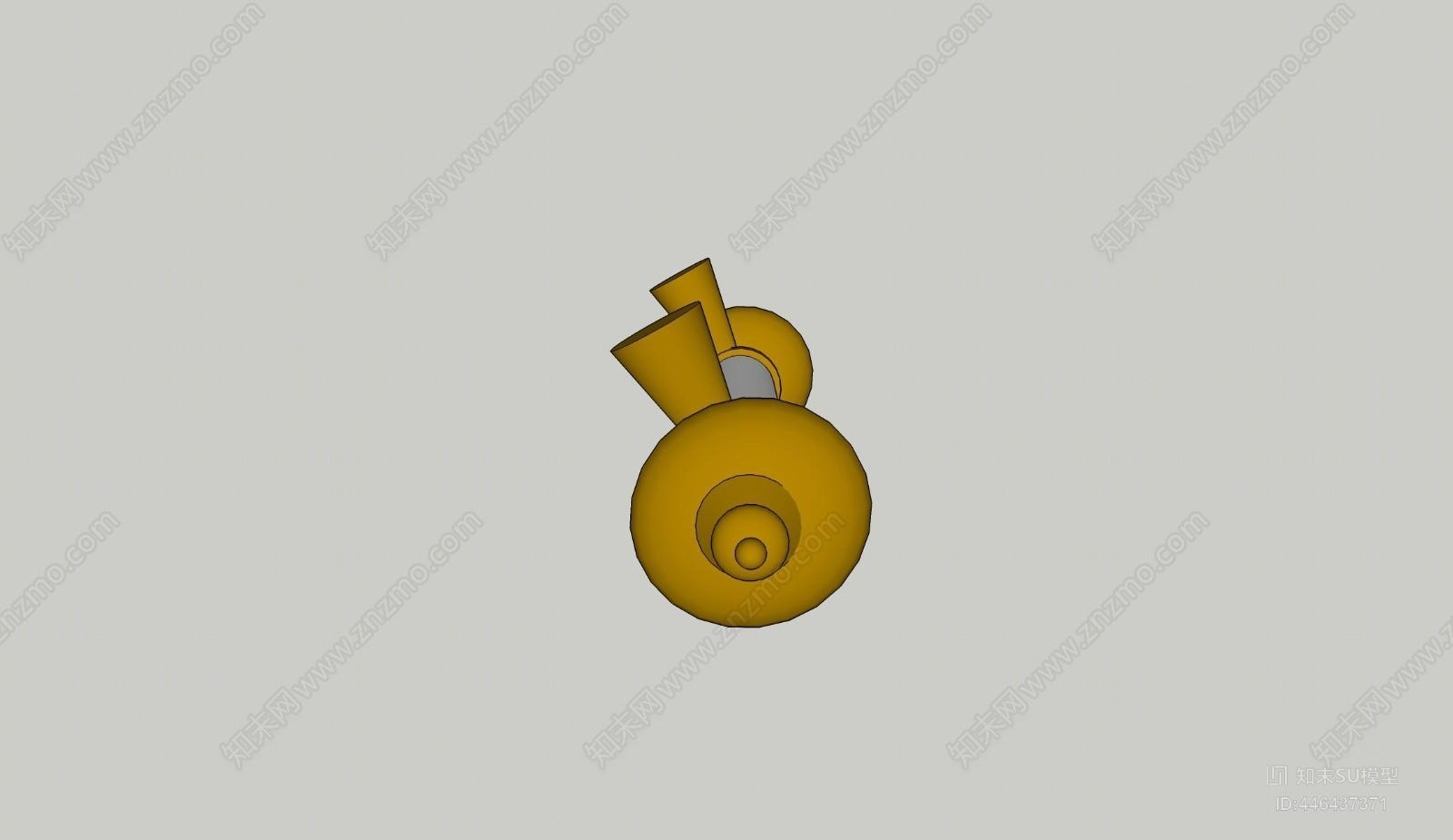 现代门把手SU模型下载【ID:446437371】