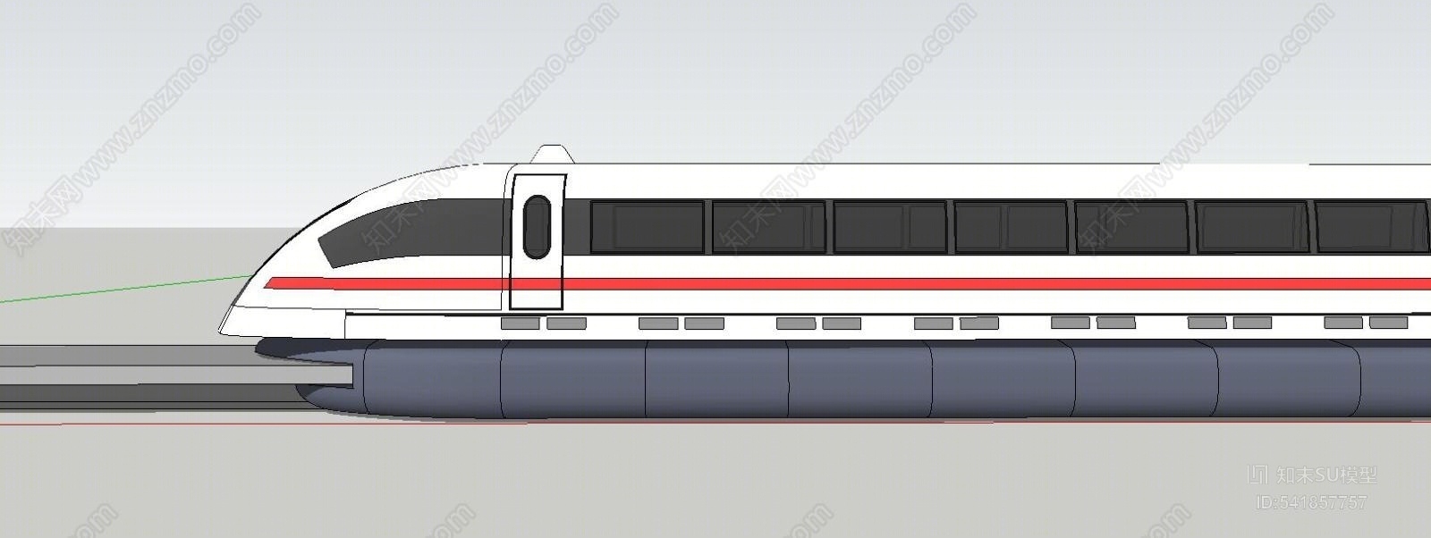 轨道交通SU模型下载【ID:541857757】