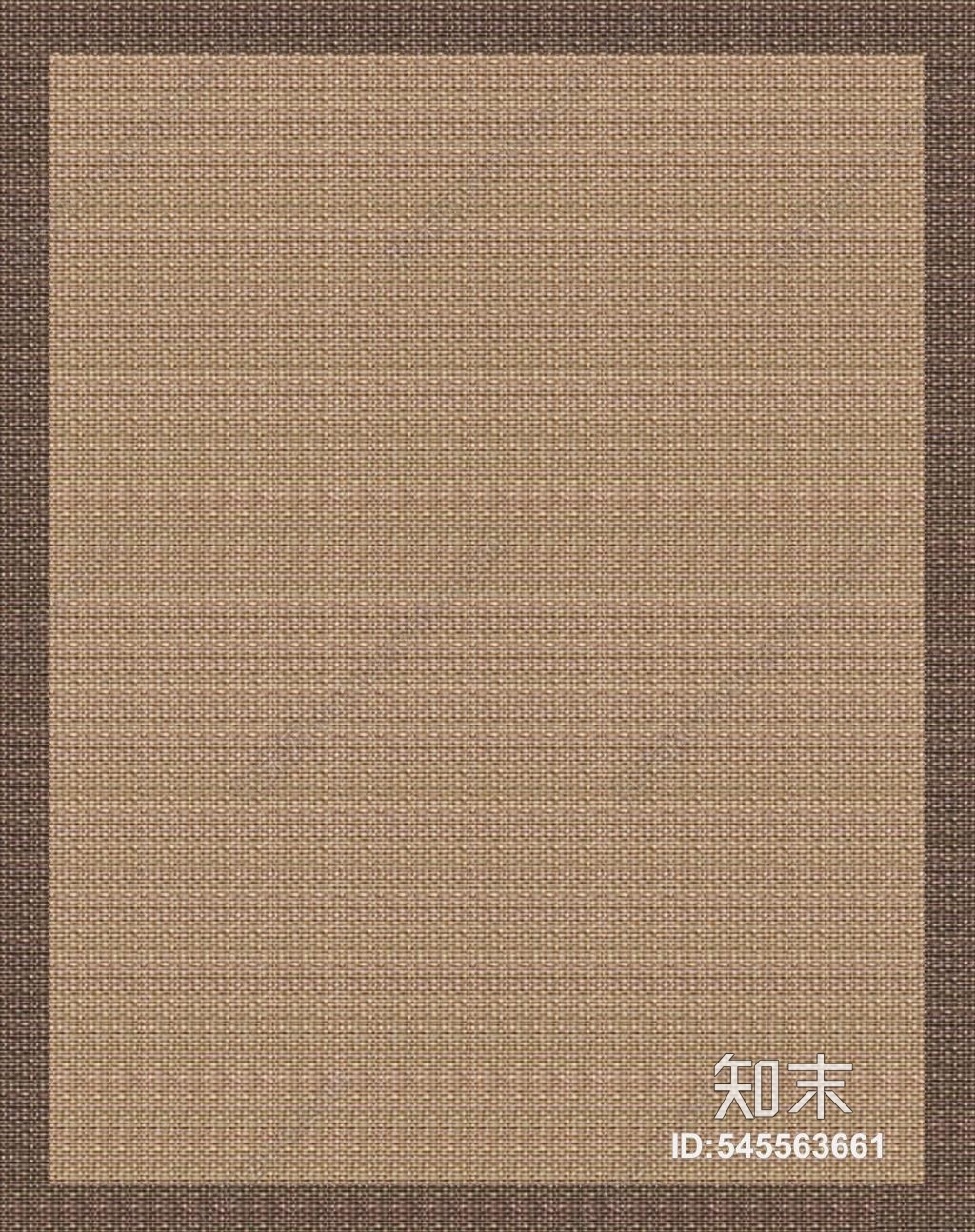 亚麻地毯素色地毯榻榻米贴图新中式地毯贴图下载【ID:545563661】