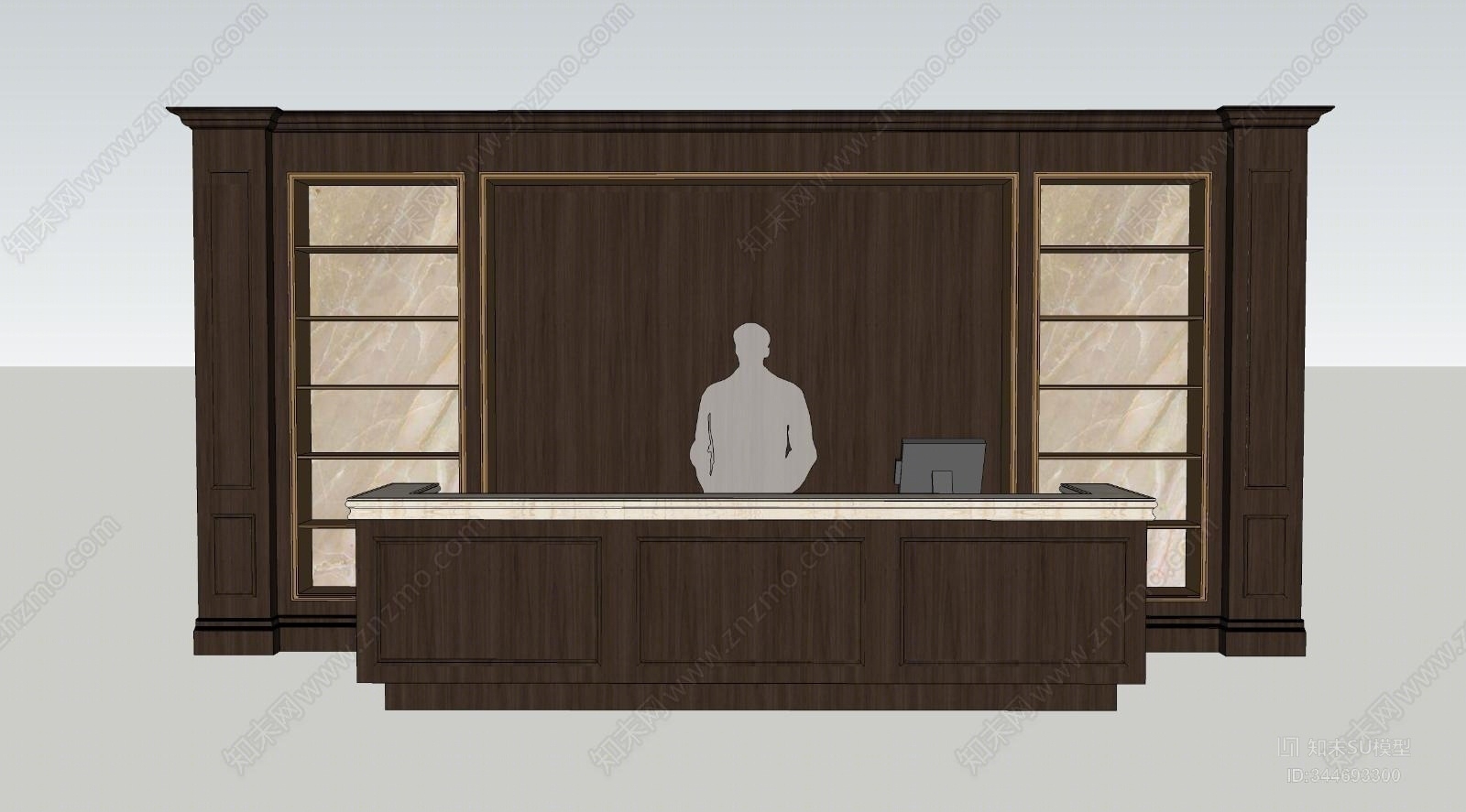 前台SU模型精品下载_SketchUp模型_知末网