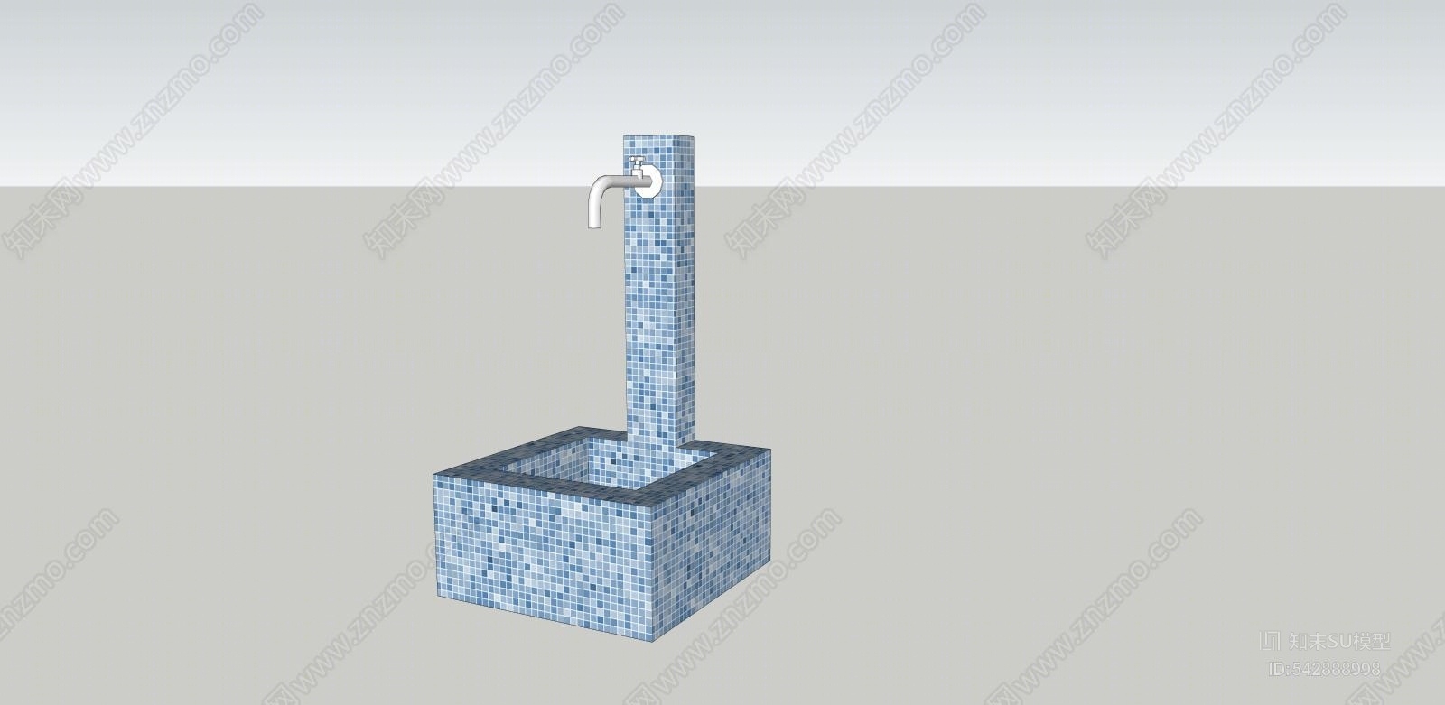 水龙头SU模型下载【ID:542888998】