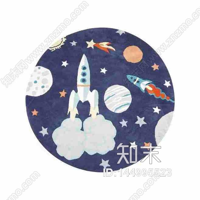 儿童圆形地毯贴图下载【ID:144995523】