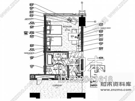 施工图江苏无锡某豪华全球连锁酒店标准双床深化施工图含意向图施工图下载【ID:532041618】