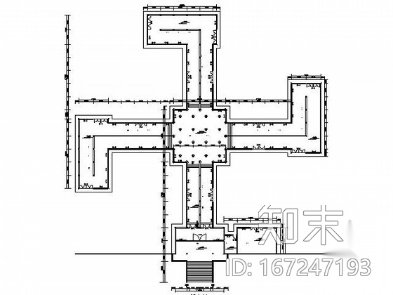 [古建]罗汉堂建筑施工图cad施工图下载【ID:167247193】