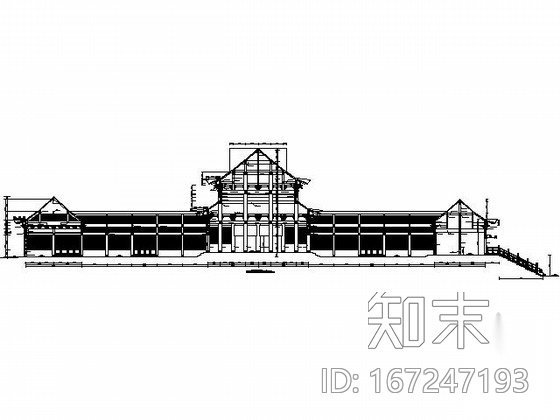 [古建]罗汉堂建筑施工图cad施工图下载【ID:167247193】