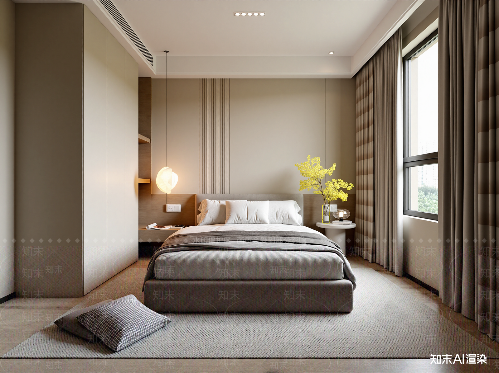 现代家居卧室3D模型下载【ID:1221630191】
