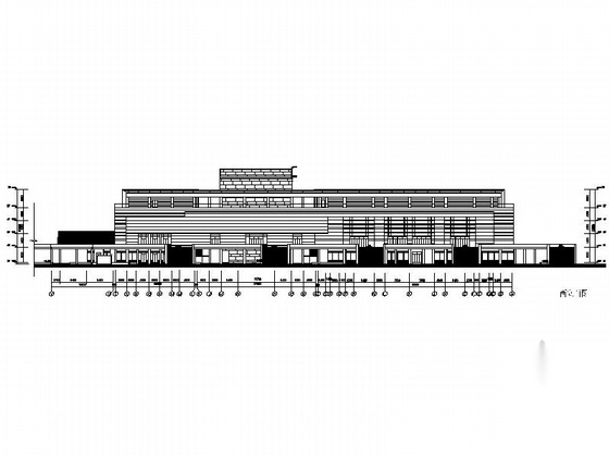 [江苏]某五层体育馆建筑方案图cad施工图下载【ID:165742161】