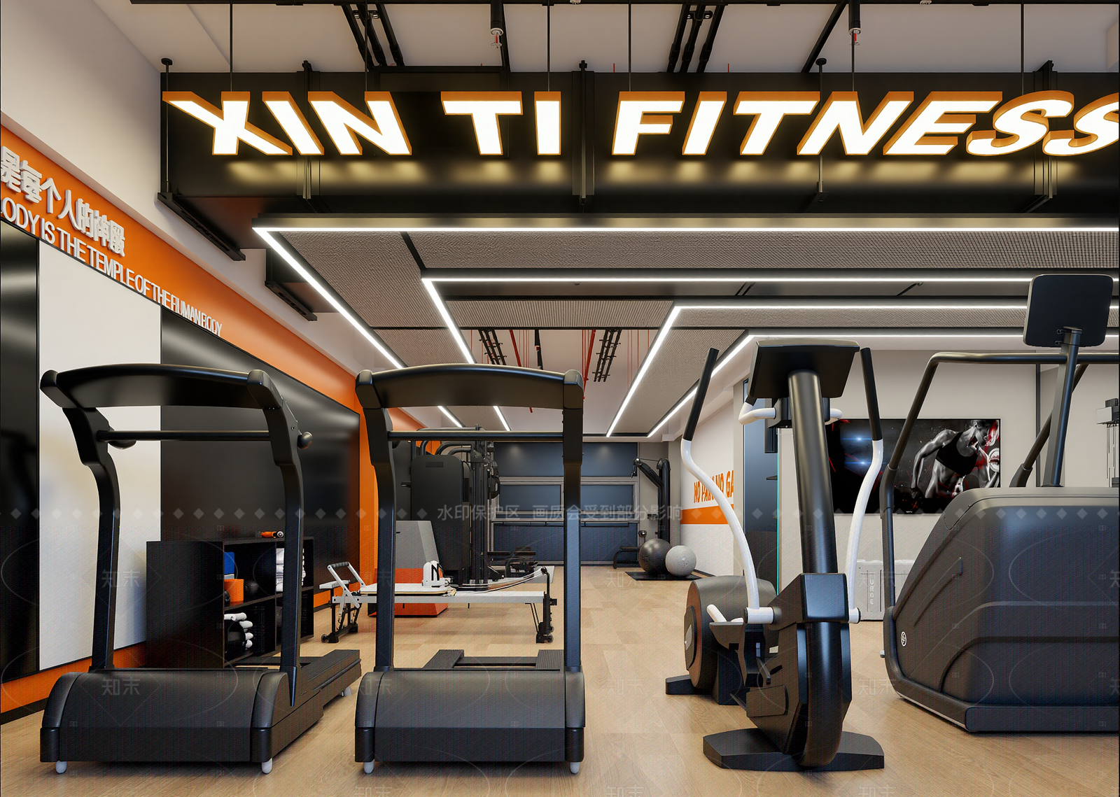 工业健身房3D模型下载【ID:1214626084】