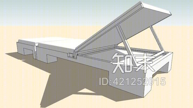 沙滩休闲椅B02SU模型下载【ID:421252015】