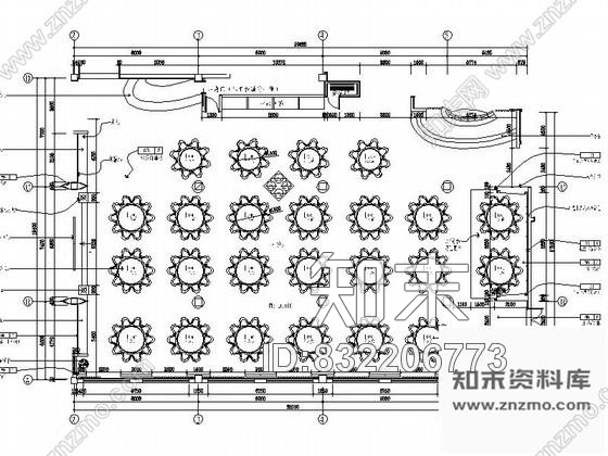 图块/节点豪华中餐厅平面图cad施工图下载【ID:832206773】