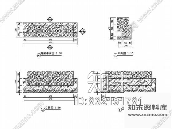 图块/节点重庆某专卖店鞋架详图cad施工图下载【ID:832191781】