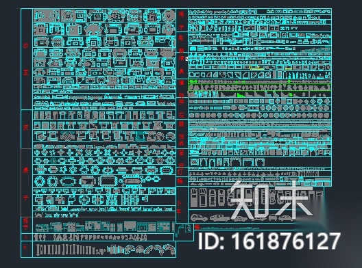 室内设计常用超级CAD图库大全施工图下载【ID:161876127】