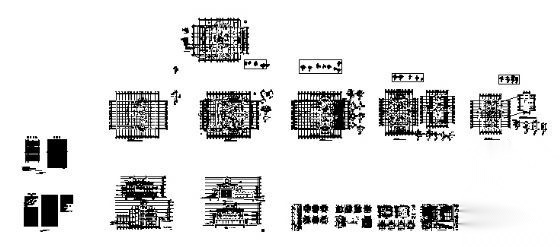 无锡长江国际花园三层会所建筑施工图cad施工图下载【ID:151659147】